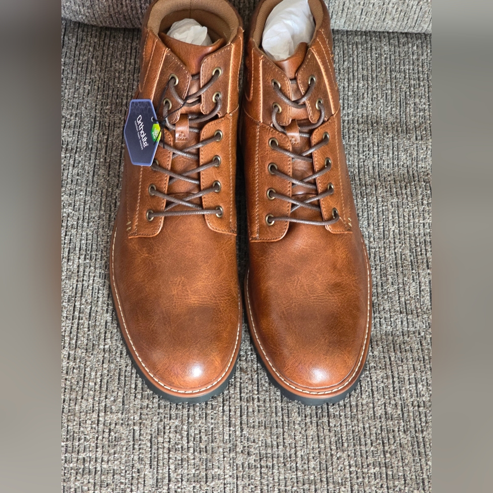 Mens size 13 brown boots. Never worn. Sonoma brand